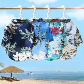 Hawai Beach clothing for Pet Dog Cat T-Shirts Cute for Small to Medium Dog Cats Cool Summer Vest Camp Shirt Clothes; dog clothes (Style: Coconut Shirt White, size: XS (about 2-3 kg pet))