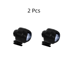 Headlights For Croc; 3 Kinds Lights Hiking Camping Warning Footlight Outdoor Sports Lighting Accessories (Piece: 2, Color: Black)