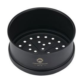 S362 picnic portable snow pull bowl steamer lattice steam drawer outdoor camping picnic stainless steel small dumpling steamer (Type: BKS-362-Titanium Plated Shera Steamer Drawer)